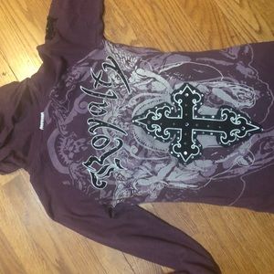 Rebel Spirit hooded long sleeve